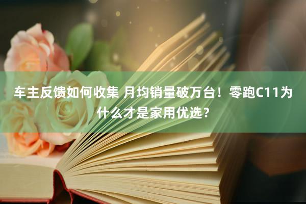 车主反馈如何收集 月均销量破万台！零跑C11为什么才是家用优选？