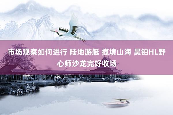 市场观察如何进行 陆地游艇 揽境山海 昊铂HL野心师沙龙完好收场