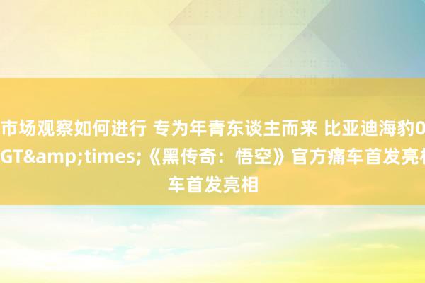 市场观察如何进行 专为年青东谈主而来 比亚迪海豹06GT&times;《黑传奇：悟空》官方痛车首发亮相